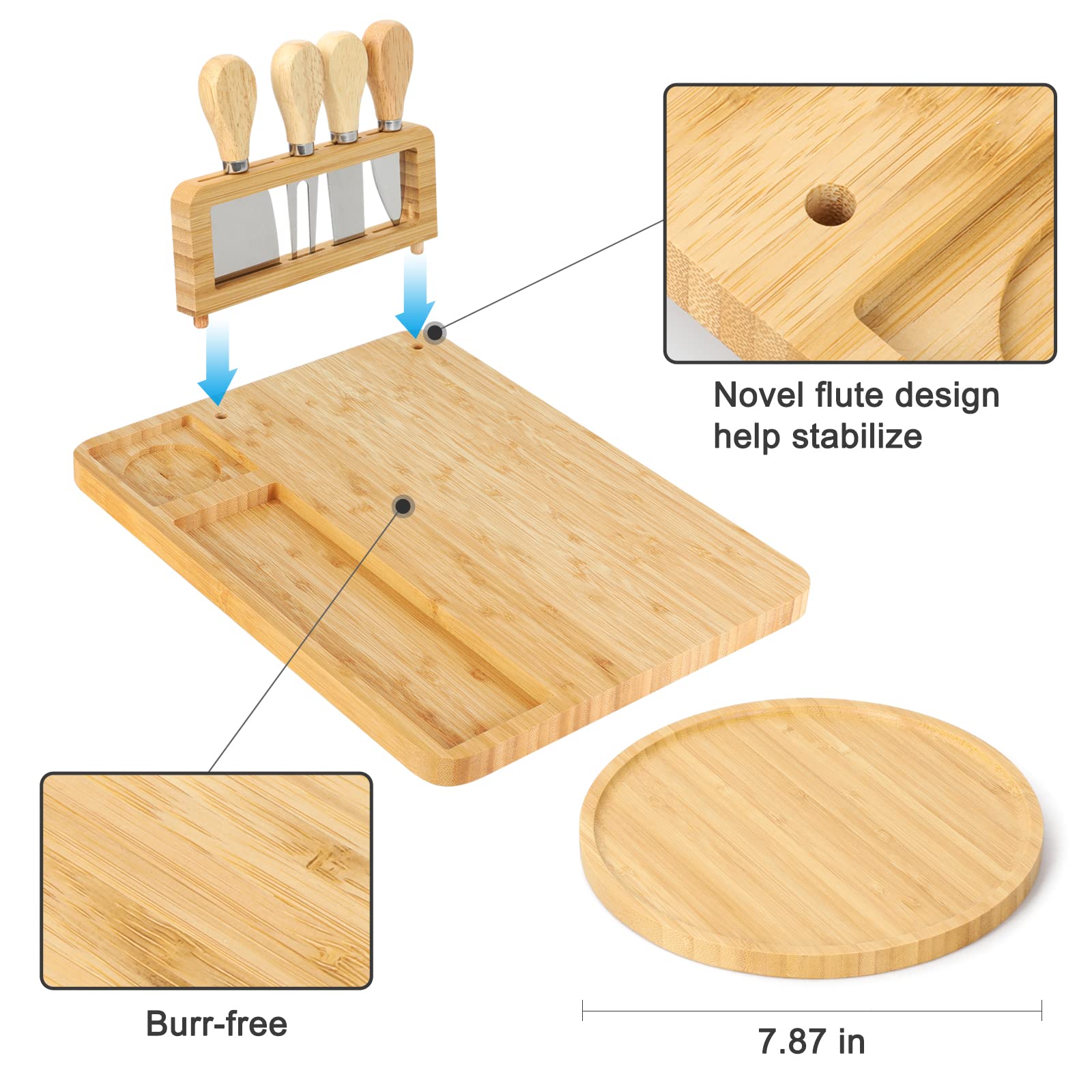   チーズボード セット Amazon.co.jp: チーズボードセット 竹製チーズボード チーズ板と